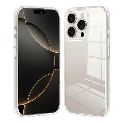 XUNDD iPhone 16 Pro Mobilskal Klar Anti-Scratch Hård PC Transparent