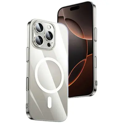 XUNDD XDD-0010 iPhone 16 Pro Mobilskal MagSafe Ultra-Tunn Vit Vit