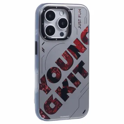 YOUNGKIT iPhone 16 Pro Mobilskal MagSafe Anti Scratch (Röd)