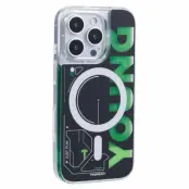 YOUNGKIT iPhone 16 Pro Mobilskal MagSafe Kvicksand - Grön