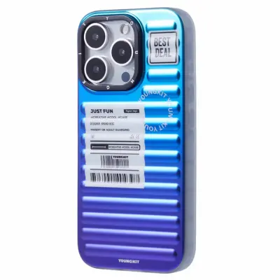 YOUNGKIT iPhone 16 Pro Mobilskal Suitcase Style (Flerfärgad)