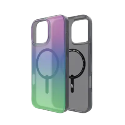 Zagg iPhone 16 Pro Mobilskal MagSafe Milan Snap - Grön/Lila