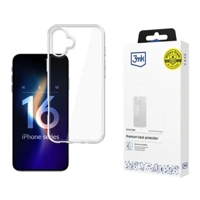 3MK iPhone 16 Mobilskal Armor - Transparent
