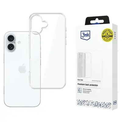 3MK iPhone 16 Mobilskal Clear - Transparent
