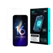 3MK iPhone 16 Plastfilm Skärmskydd Foil 1UP - Transparent