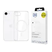3MK iPhone 16E Mobilskal MagSafe - Clear