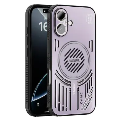 ABEEL iPhone 16 Mobilskal Aluminium + PC + TPU - Lila