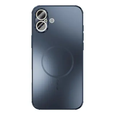 ABEEL iPhone 16 Mobilskal Magnetiskt TPU PC Kylande Matt Blå