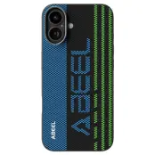 ABEEL Mobilskal till iPhone 16 MagSafe Kompatibel PC TPU Läder Svart