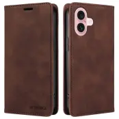 BETOPNICE 003 iPhone 16 Plånboksfodral i Konstläder - Brun