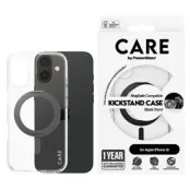 CARE By PanzerGlass iPhone 16 Mobilskal MagSafe Kickstand - Svart