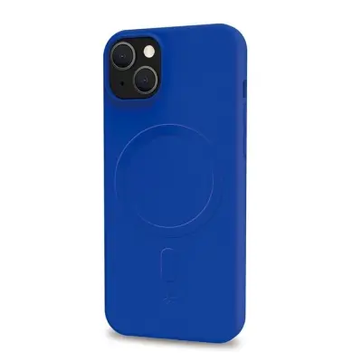 Celly iPhone 16 Mobilskal Magsafe Cromo Soft Rubber - Blå