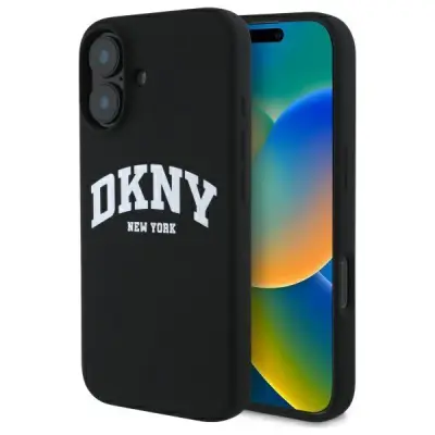 DKNY iPhone 16 Mobilskal MagSafe Silikon Printed