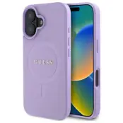 Guess Mobilskal till iPhone 16 6.1 MagSafe MagSafe Saffiano - Lila