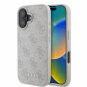 Guess iPhone 16 Mobilskal 4G Metal Gold Logo - Rosa