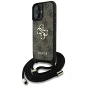 Guess iPhone 16 Mobilskal Crossbody Big Logo - Brun