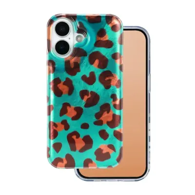 iPhone 16 Mobilskal Animal Print - Crazy Cheetah