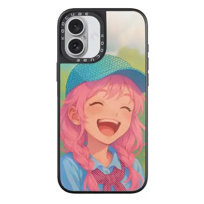 iPhone 16 Mobilskal MagSafe Aluminium Silikon (Style E)