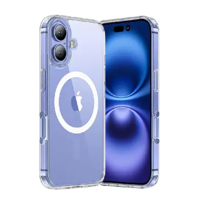 iPhone 16 Mobilskal MagSafe Anti Shock 1.5 mm - Transparent