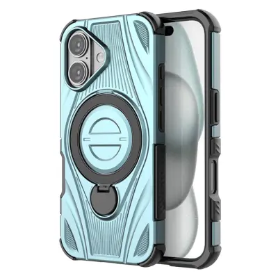 iPhone 16 Mobilskal MagSafe Magnetic Kickstand - Blå