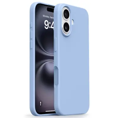 iPhone 16 Mobilskal Ultra Thin Silikon - Haze Blå