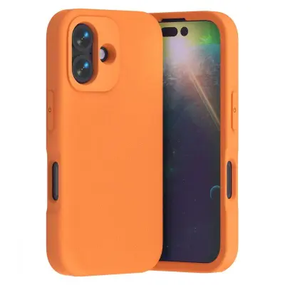 iPhone 16 Mobilskal Shockproof EVA - Orange (Orange)