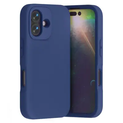 iPhone 16 Mobilskal Shockproof EVA Skydd - Blå (Marinblå)