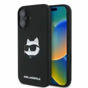 Karl Lagerfeld iPhone 16 Mobilskal MagSafe Choupette Head - Svart