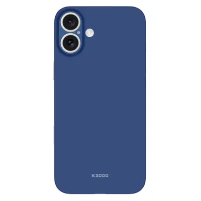 KZDOO iPhone 16 Mobilskal Frosted Air Skin - Marinblå