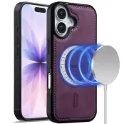 LC.IMEEKE L6 iPhone 16 Fodral KonstLäder - Lila