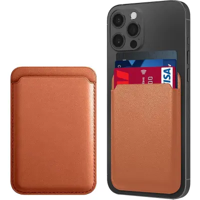 Magsafe Korthållare till iPhone 16/15/14/13/12 Modeller - Brun