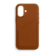 Moobio Leather Card Case (iPhone 16) - Brun