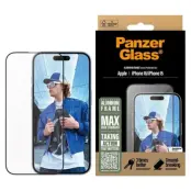 PanzerGlass iPhone 16 Härdat Glas Skärmskydd Ultra-Wide Fit - Clear