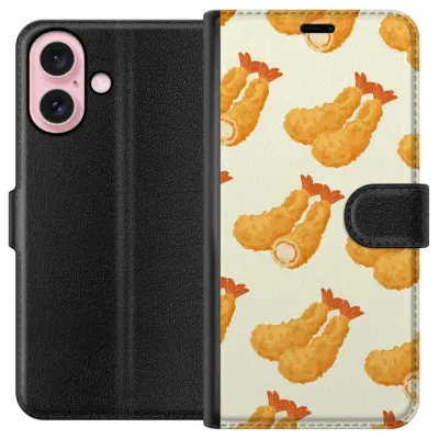 Plånboksfodral till Apple iPhone 16 med Räkor