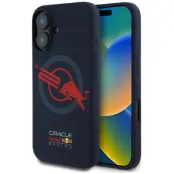 Red Bull iPhone 16 Mobilskal MagSafe HC Silikon Red Lining ORB20 - Navy