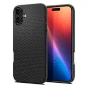 Spigen iPhone 16 Mobilskal Liquid Air - Matte Svart