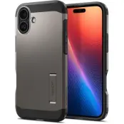 Spigen Tough Armor AI MagFit (iPhone 16) - Frostad svart