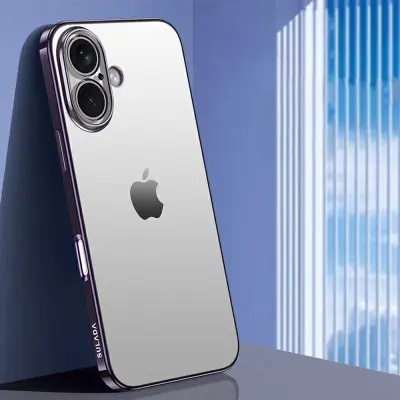SULADA iPhone 16 Mobilskal Electroplated AG Matte TPU - Lila
