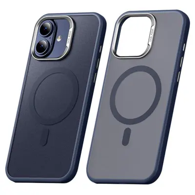 SULADA iPhone 16 Mobilskal MagSafe Ultra-Tunn PC+TPU Blå