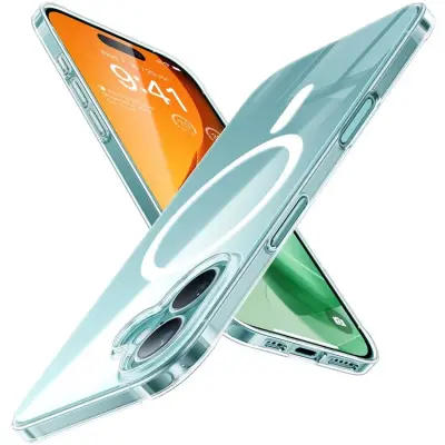 Torras iPhone 16 Mobilskal Magsafe Shockproof - Transparent