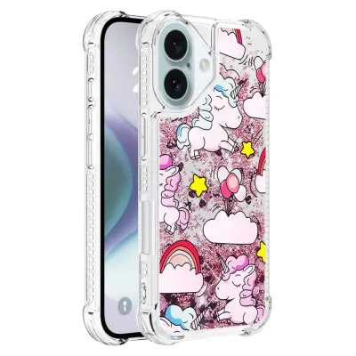 Trolsk Liquid Glitter Case - Unicorn (iPhone 16)