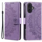 Trolsk Mandala Wallet with Strap (iPhone 16) - Blå