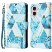 Trolsk Marble Triangle Wallet (iPhone 16)