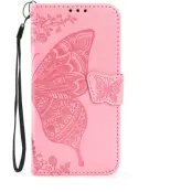 Trolsk Plånboksfodral med Fjäril (iPhone 16) - Lila