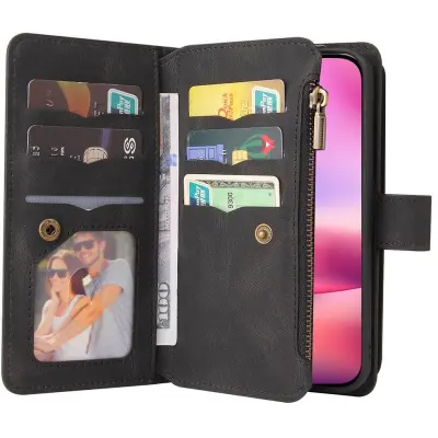 Trolsk Fodral med Kortfack (iPhone 16) - Röd