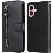 Trolsk Zipper Wallet (iPhone 16) - Svart