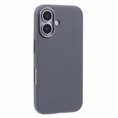 X-LEVEL iPhone 16 Mobilskal MagSafe PU Läder Hård PC - Grå