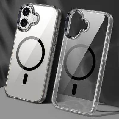 XUNDD iPhone 16 Mobilskal MagSafe TPU+Acrylic Transparent