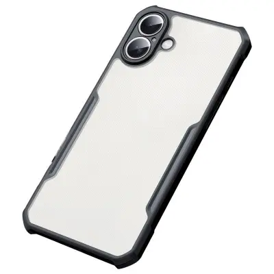 XUNDD iPhone 16 Mobilskal Soft TPU + Akryl Transparent Bakpanel