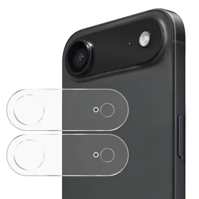 [2-Pack] BOOM iPhone Air Kameralinsskydd Härdat Glas